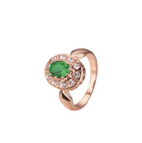 Halo-Ringe aus Roségold
