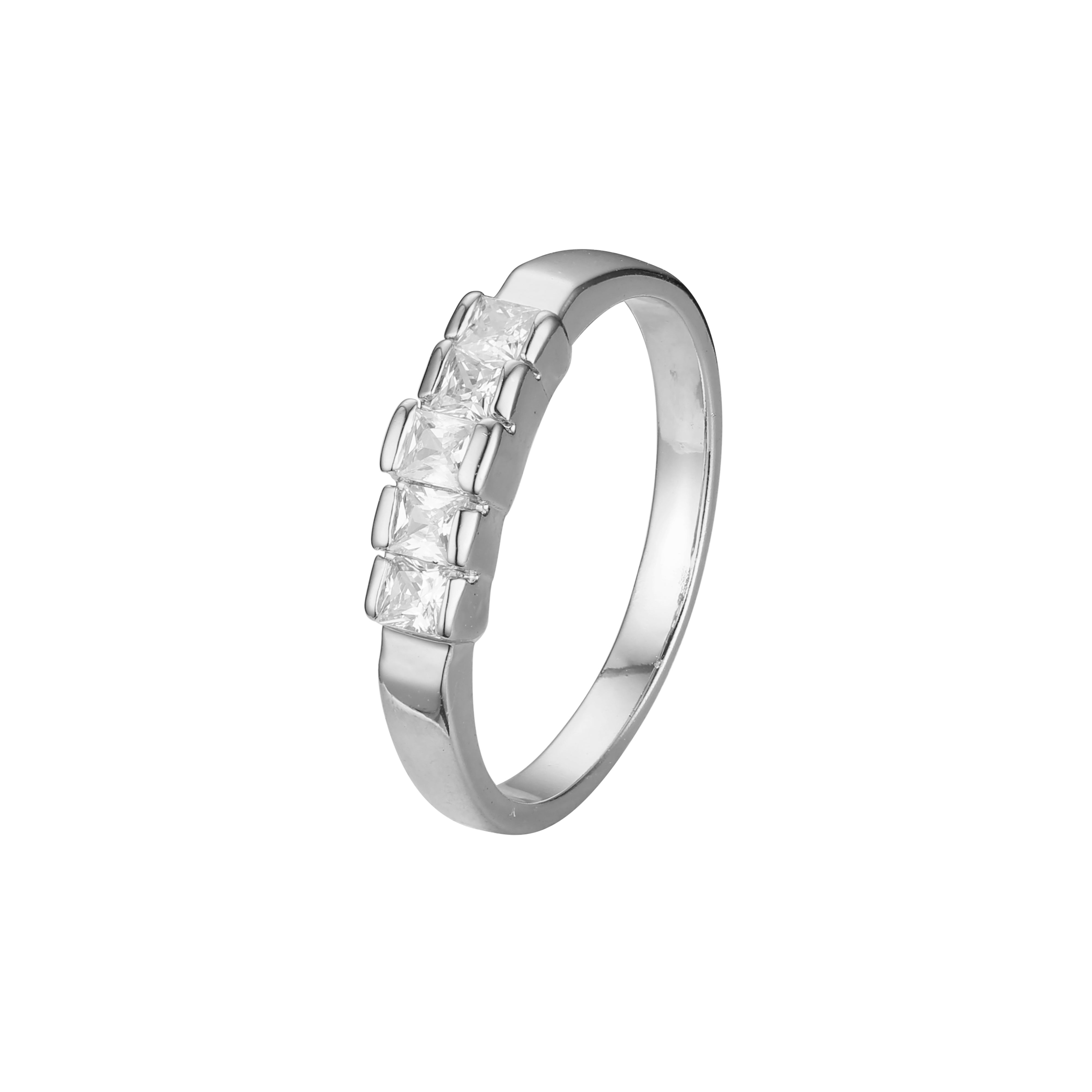 Anéis empilháveis em ouro 18K, ouro branco, cores banhadas a ouro 14K