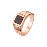 Men's rings in Rose Gold, two tone plating colors
