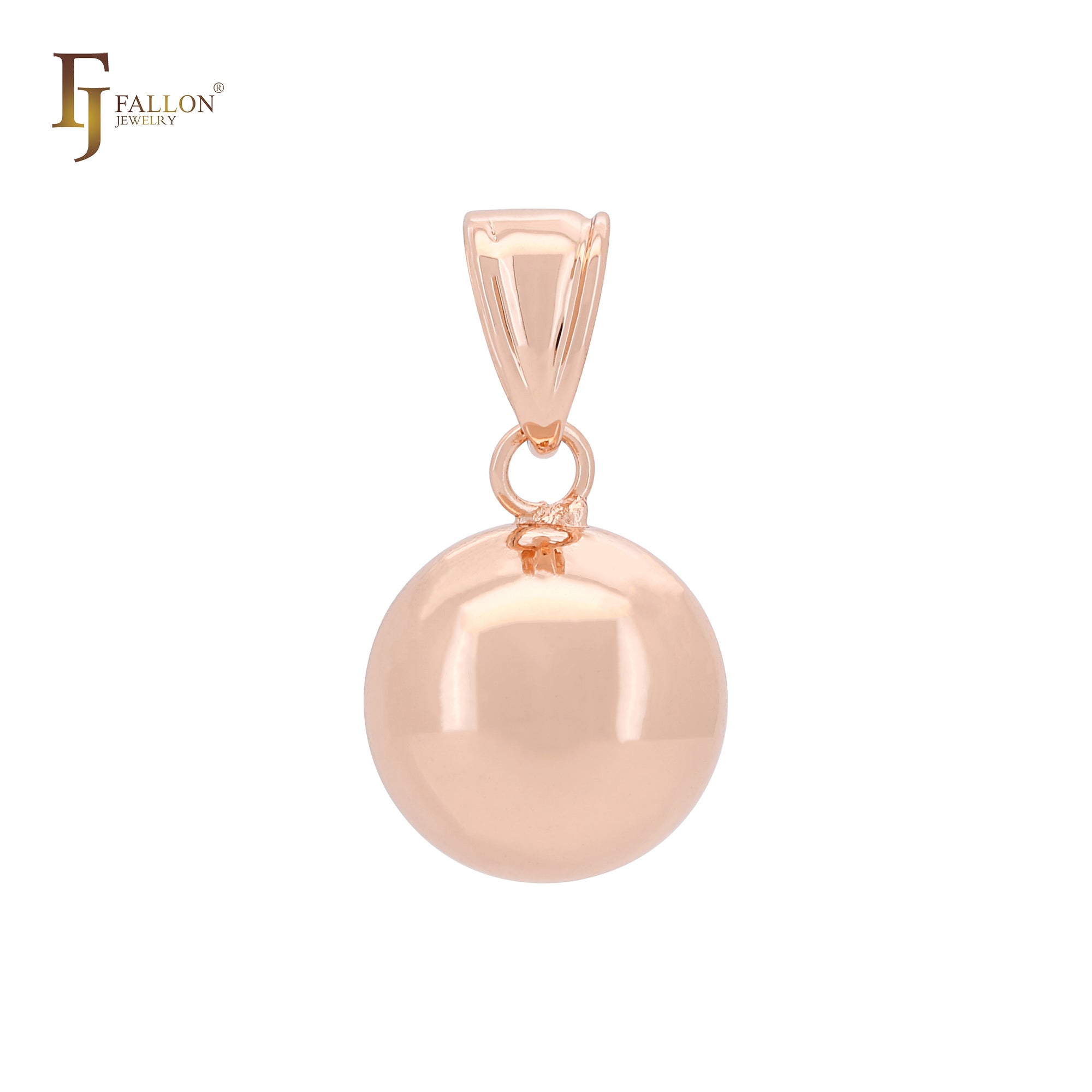 Solitaire Great Beaded Beads Rose Gold Pendant