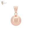 Solitaire Great Beaded Beads Rose Gold Pendant
