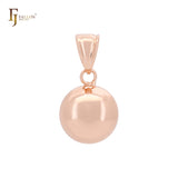 Solitaire Great Beaded Beads Rose Gold Pendant