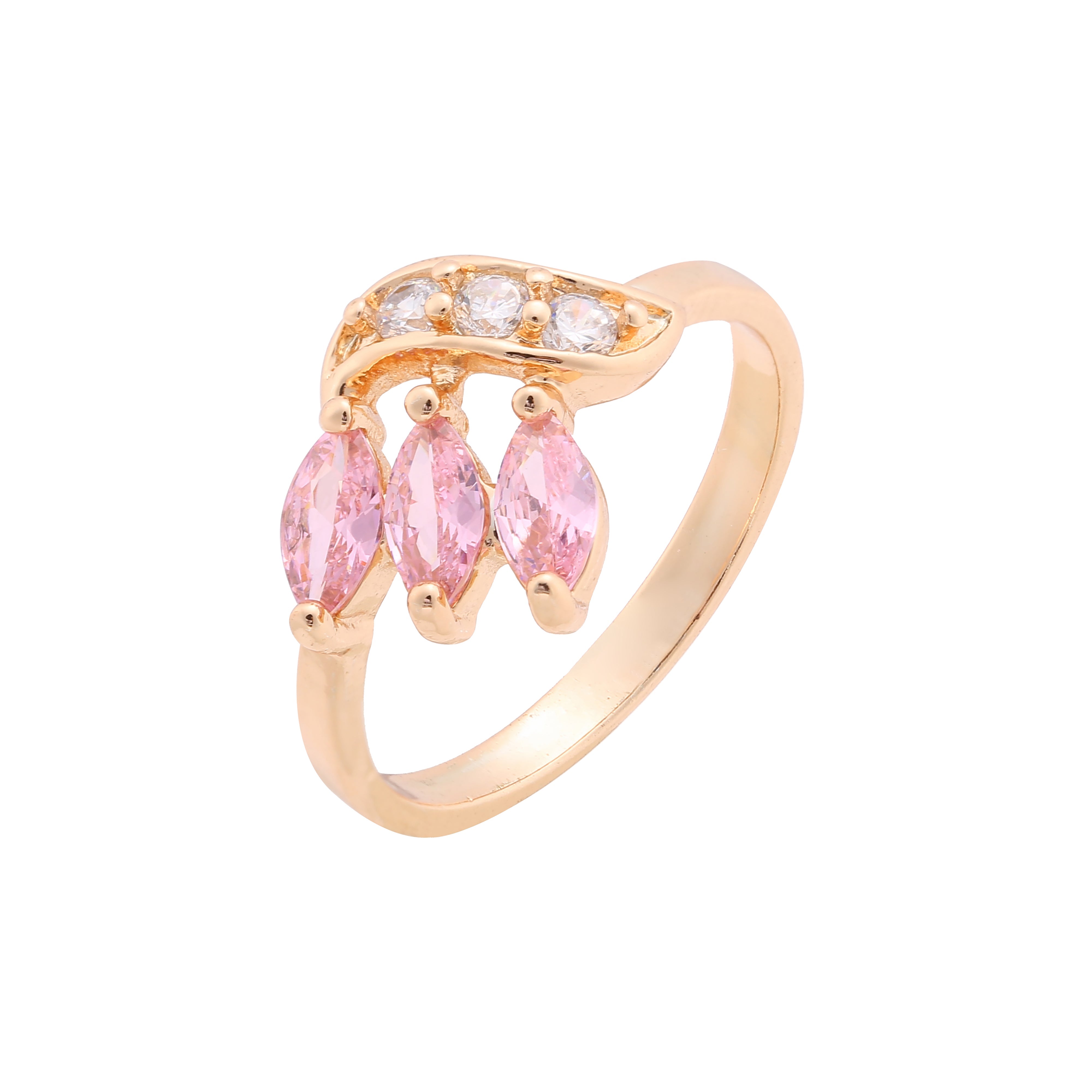 anéis de ouro rosa