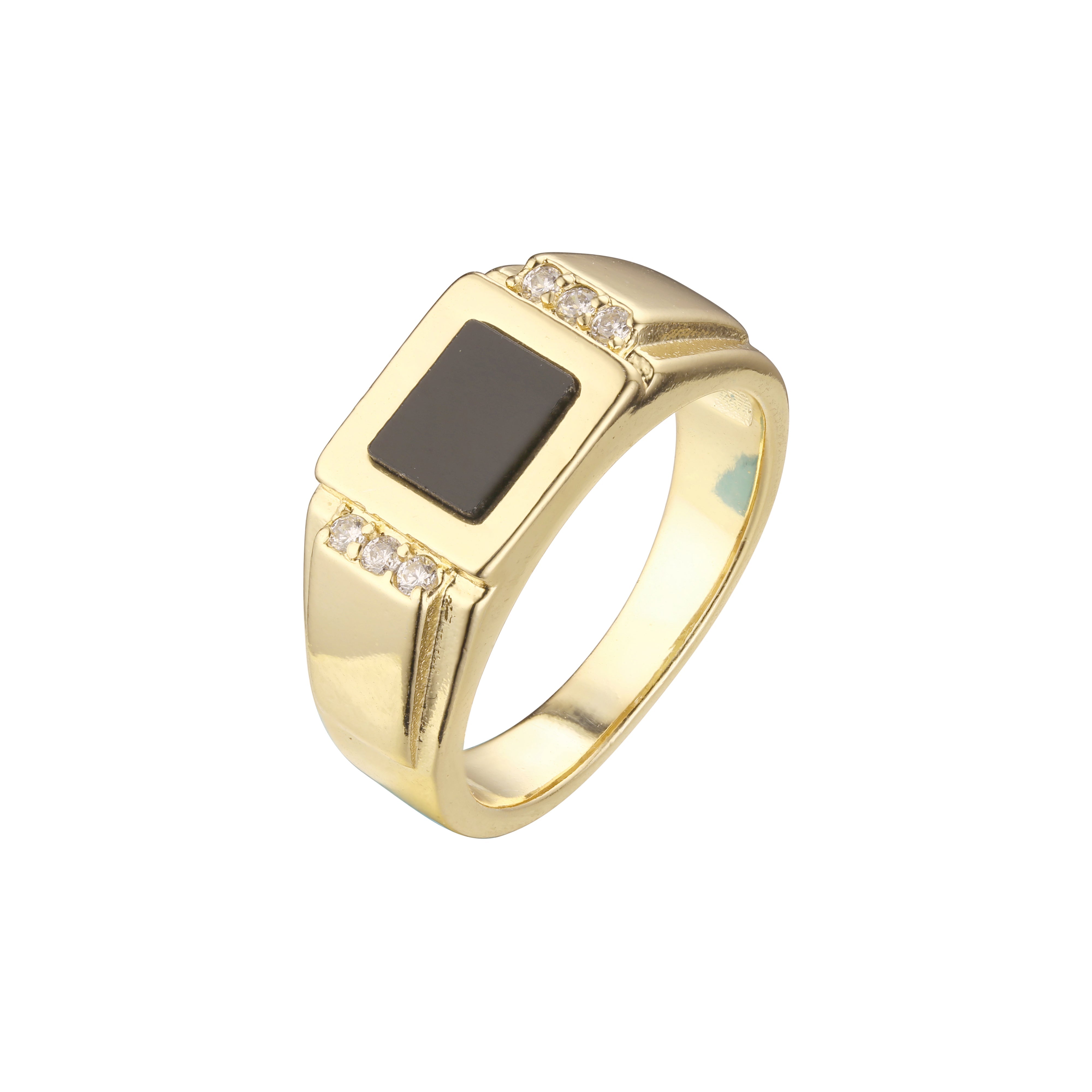 Men's rings in 14K Gold, Rose Gold, two tone plating colors