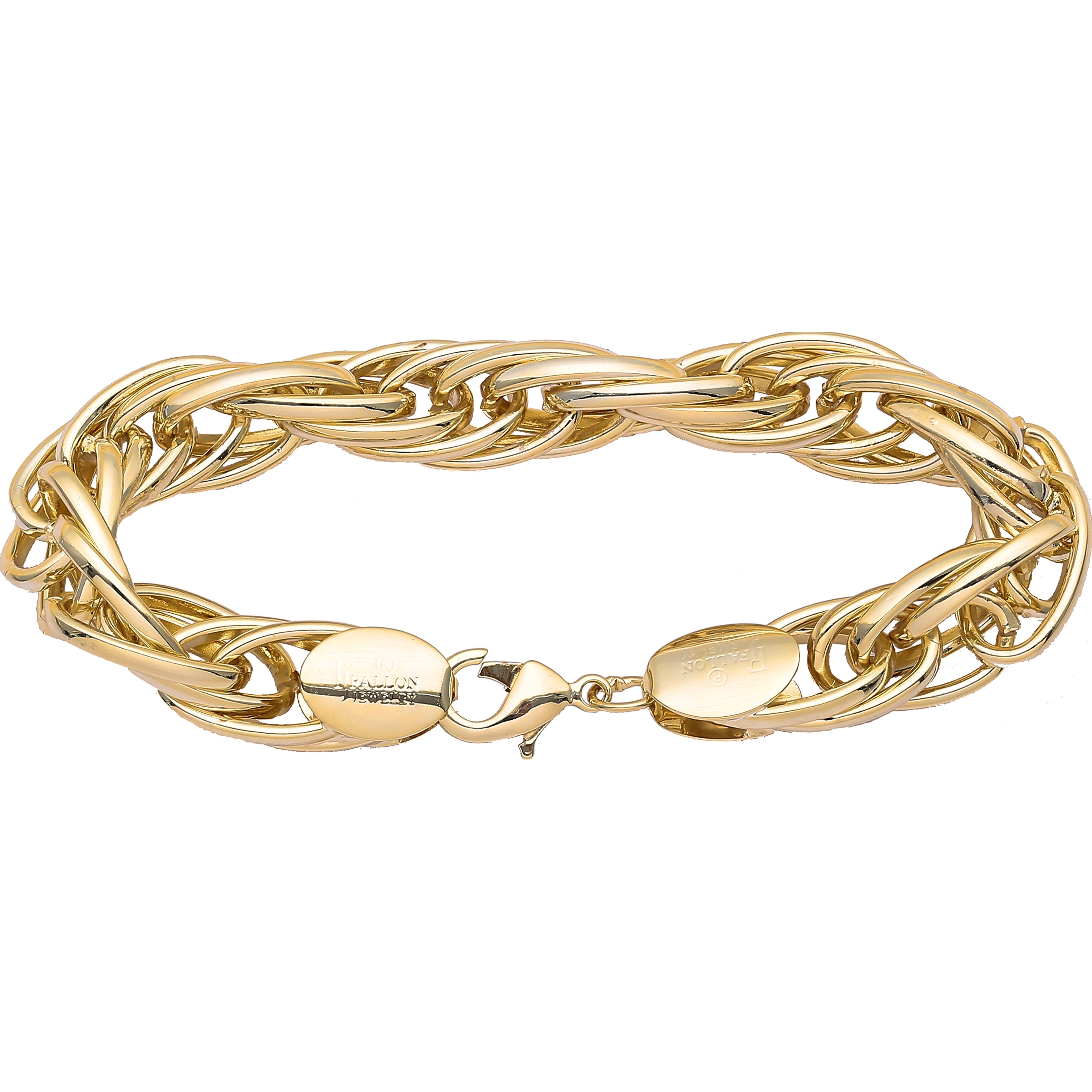 绳链镀 18K 金、14K 金