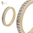 Kronenringe in den Farben Wei?gold, 14-kar?tiges Gold und Ros¨¦gold