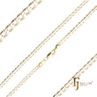🔥 Classic Curb link chains plated in 14K Gold two tone