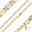 Schlangenketten mit 14-Karat-Gold- und Ros¨¦goldbeschichtung