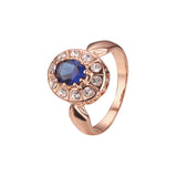 Halo-Ringe aus Roségold