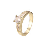 Stackable rings in 18K Gold, White Gold, 14K Gold plating colors