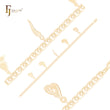Irregular shaped nugget fancy link 14K Gold Bracelets