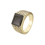 Men's rings in 14K Gold, Rose Gold plating colors