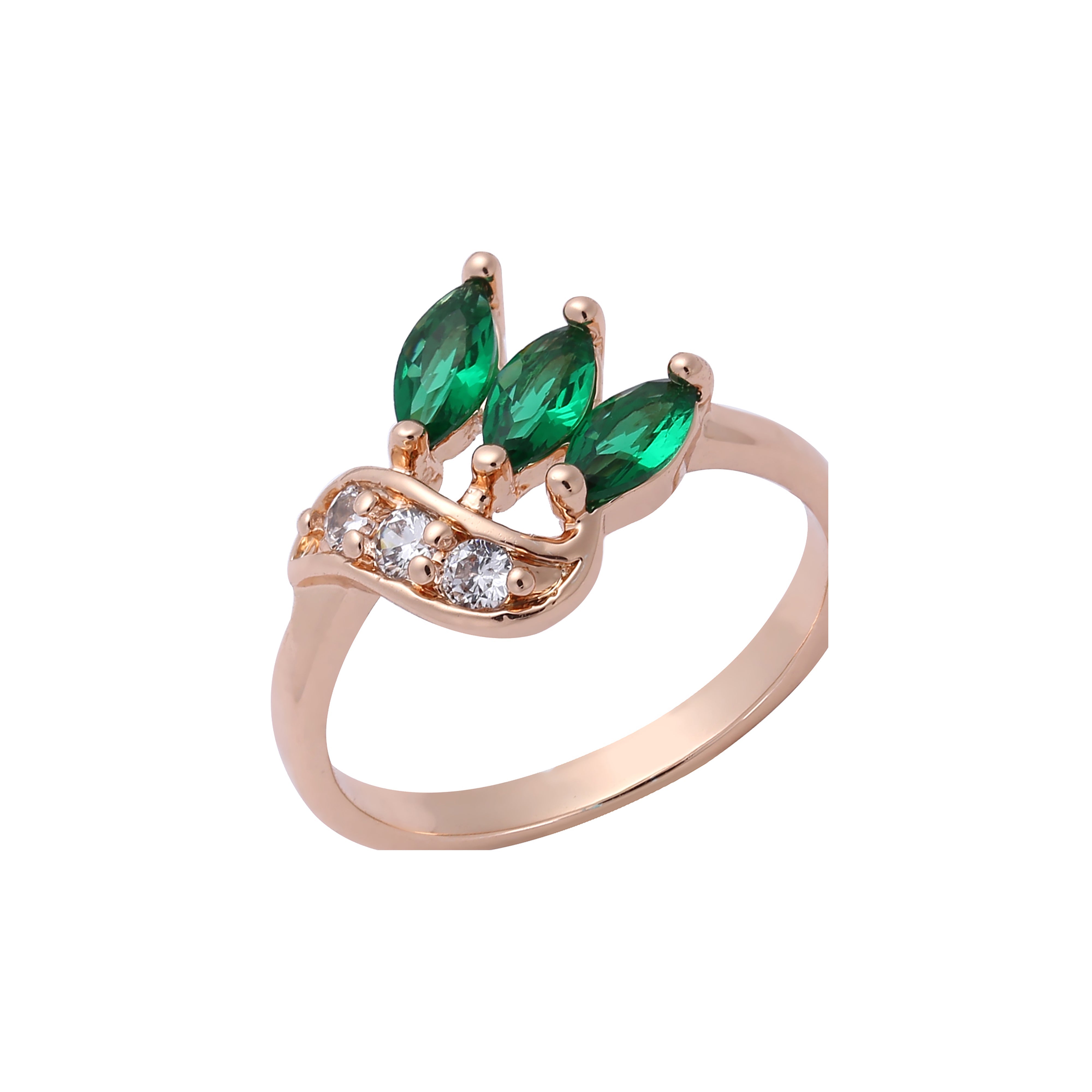 anéis de ouro rosa