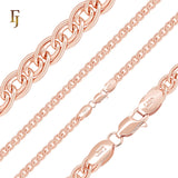 Nonna Link Cable double rolo link Rose Gold Link Chain