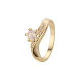 Anéis empilháveis de moda trançada em ouro 18K, ouro branco, ouro 14K, cores banhadas a ouro 18K