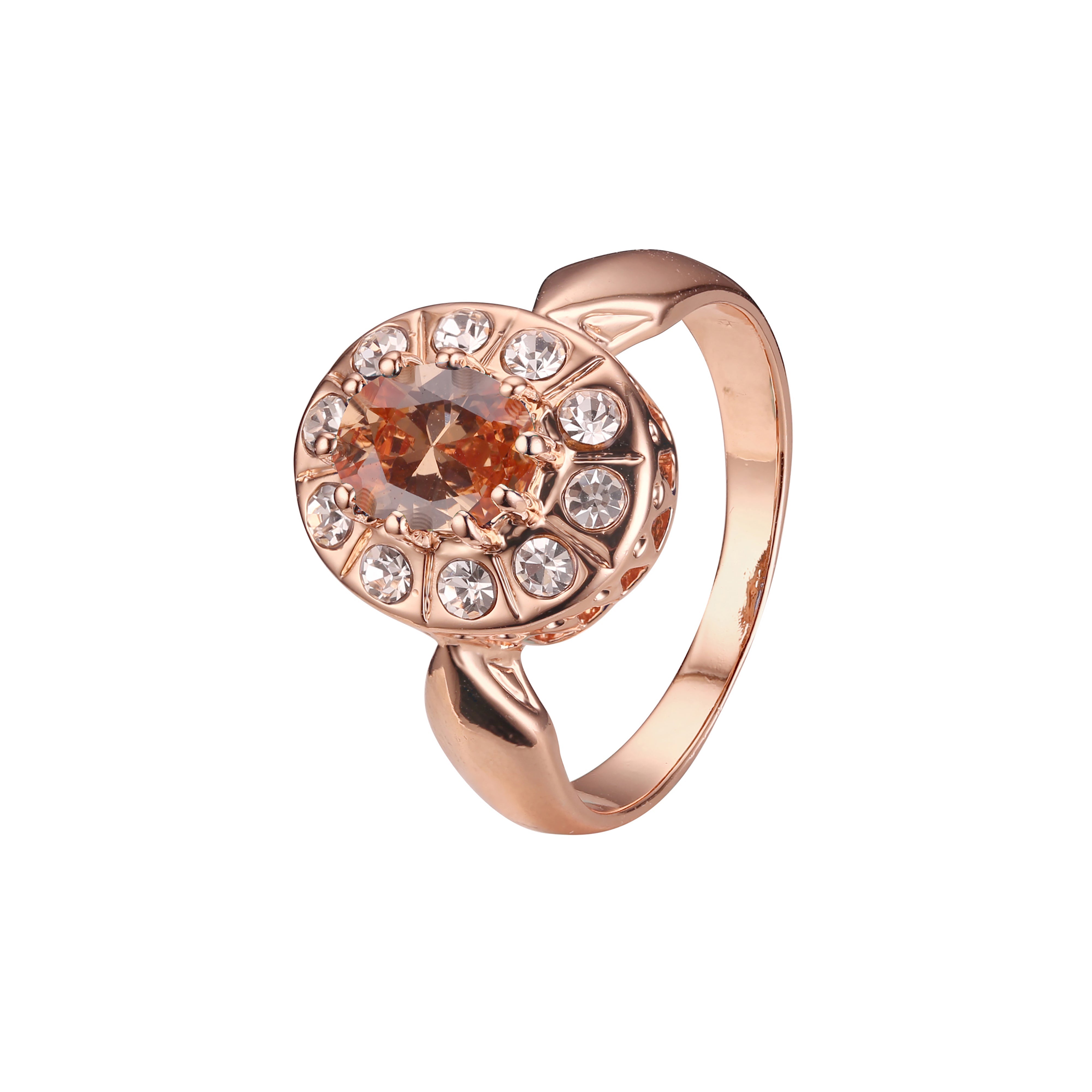 Halo-Ringe aus Roségold