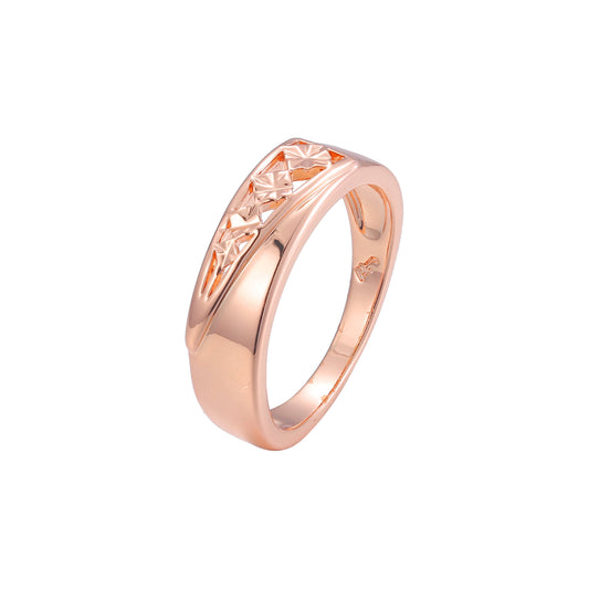 Rings in Rose Gold,two tone plating colors