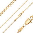Correntes de elos Classic Curb banhadas em ouro 18K
