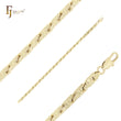 Filigrane Armbandkette aus 14 Karat Gold mit Blitzzeichen