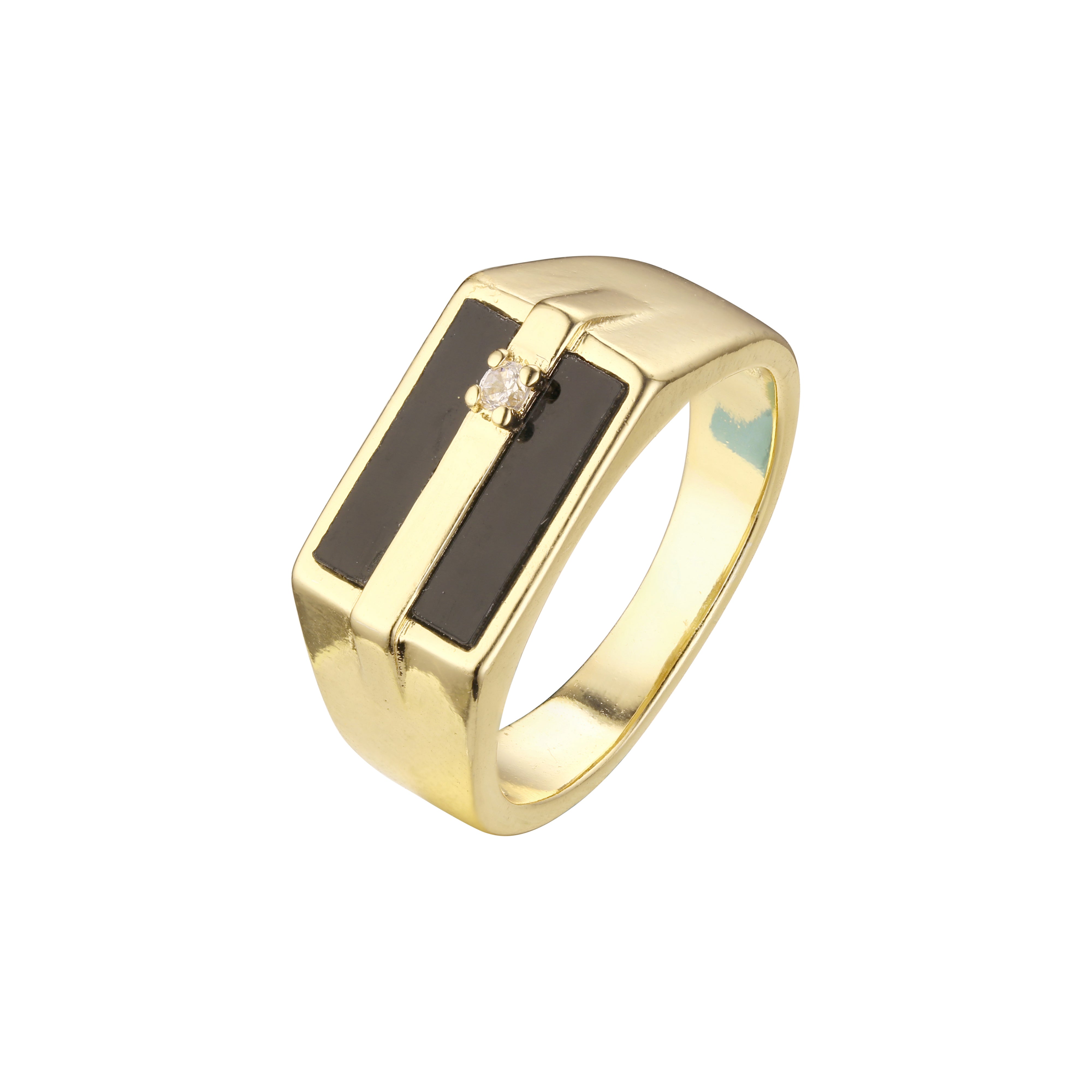 Men's rings in 14K Gold, Rose Gold plating colors