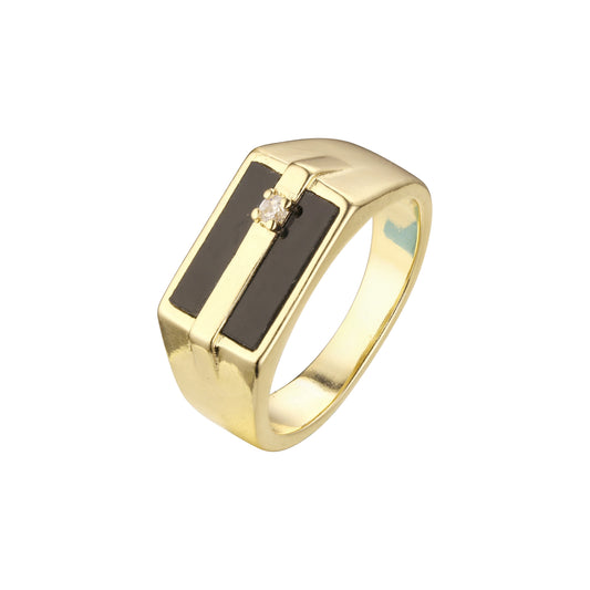 Men's rings in 14K Gold, Rose Gold plating colors