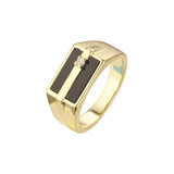 Men's rings in 14K Gold, Rose Gold plating colors