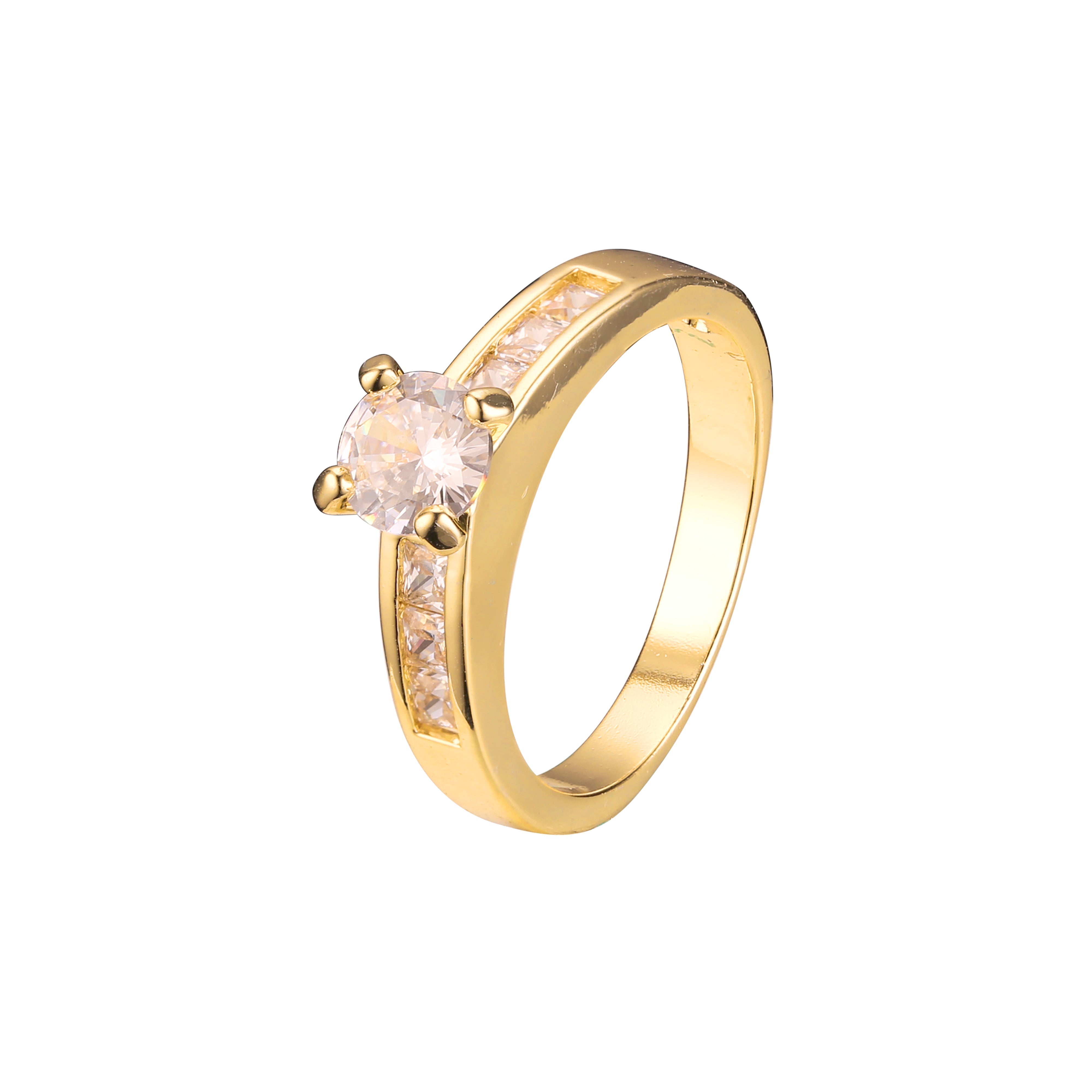 Stackable rings in 18K Gold, White Gold, 14K Gold plating colors