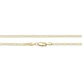 Mariner link Chains plated in 14K Gold, two tone