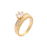 Stackable rings in 14K Gold, Rose Gold plating colors