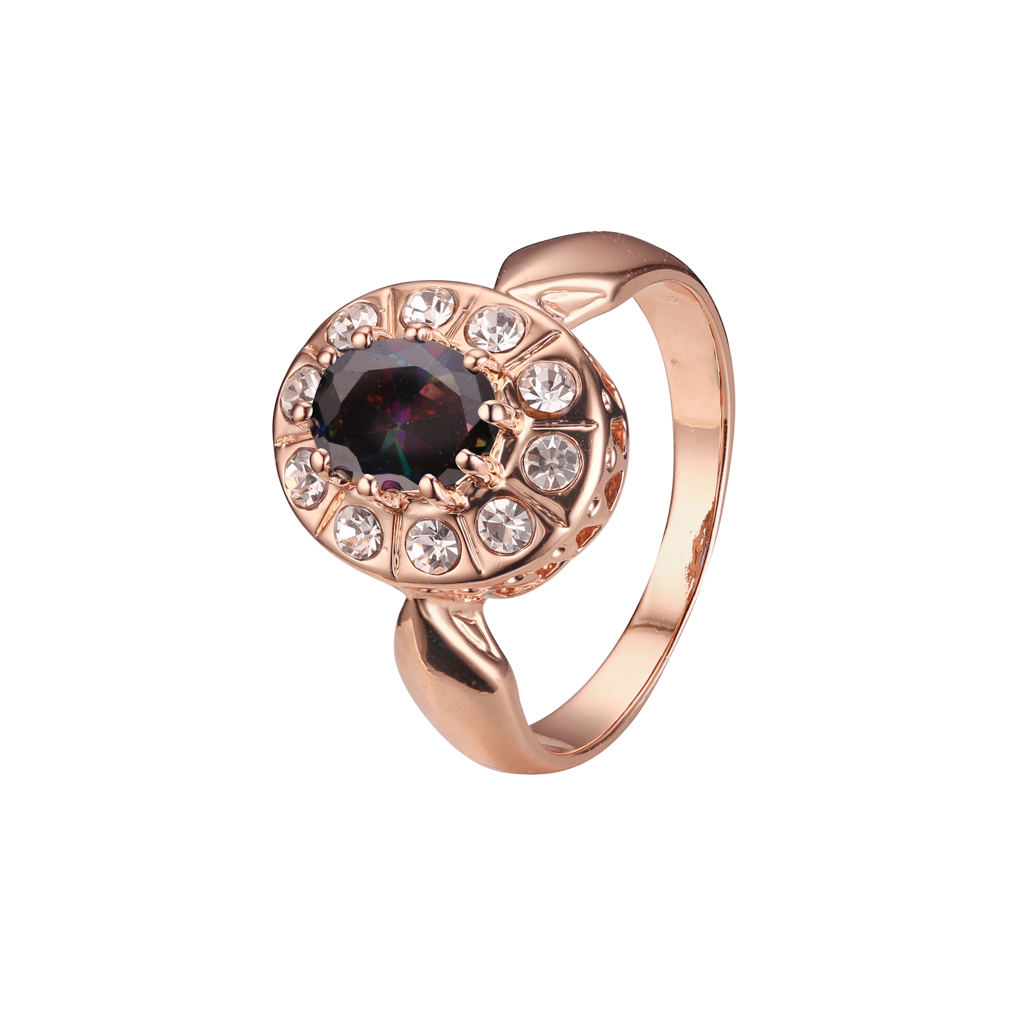 Halo-Ringe aus Roségold