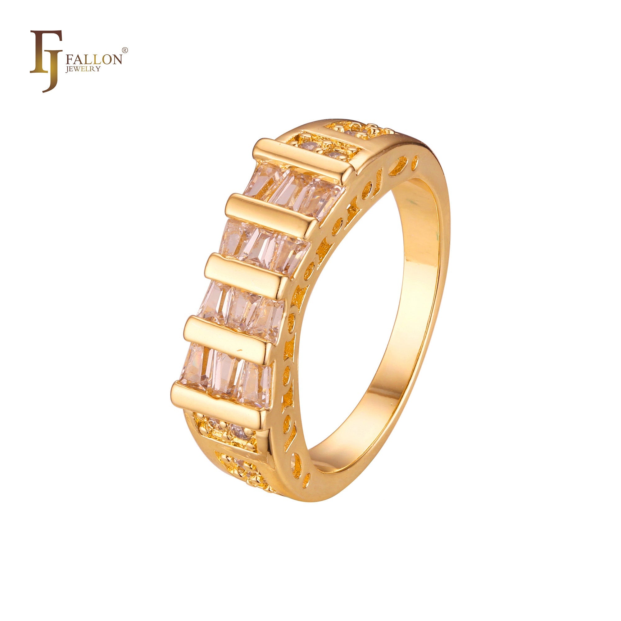 Stapelbare Ringe in 18-Karat-Gold, Wei?gold und 14-Karat-Vergoldungsfarben