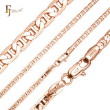 Correntes de ouro 18K com elos de vara Mariner Classic