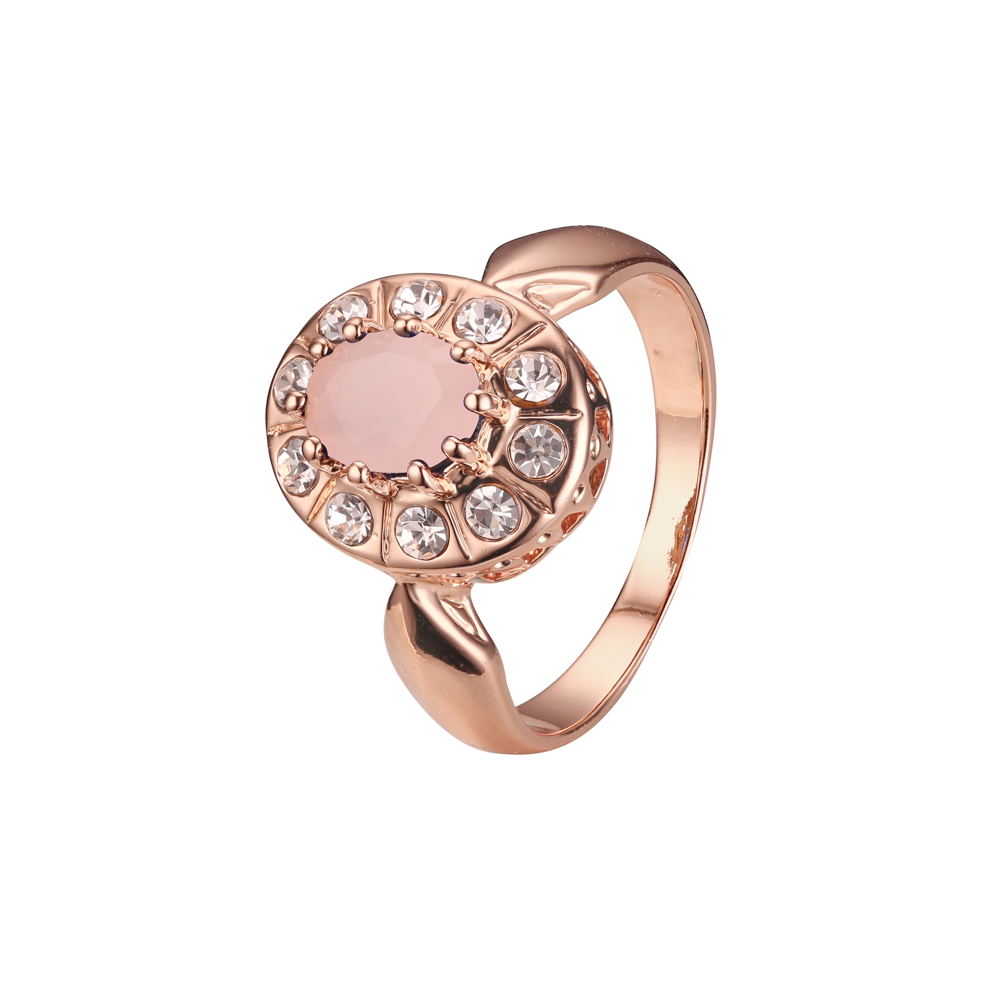 Halo-Ringe aus Roségold