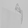 Rose Gold Wire Hook Earrings – Geometric Cutout Rectangle Design | Lightweight Fashion Jewelry by FJ