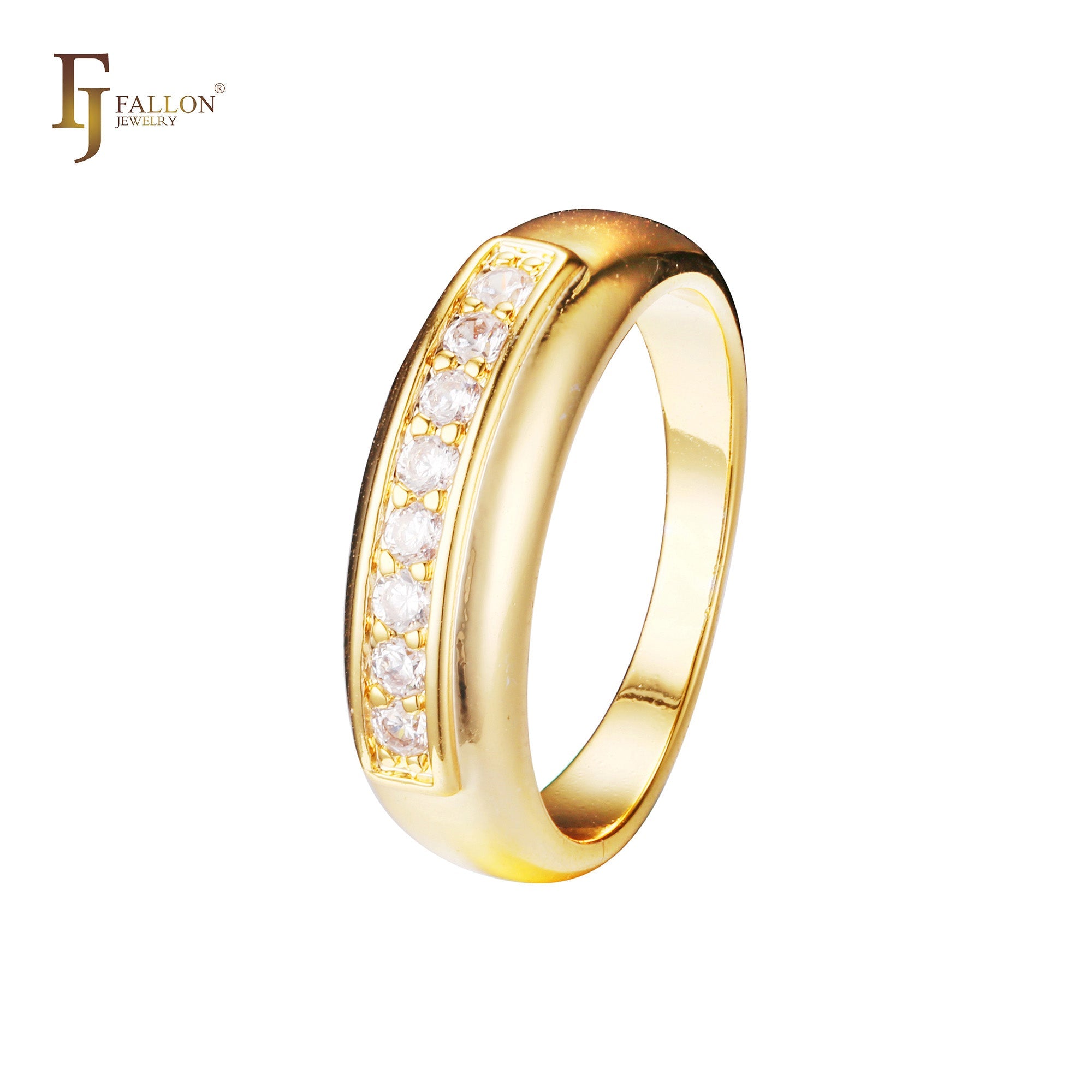 Stackable rings in 14K Gold, Rose Gold plating colors