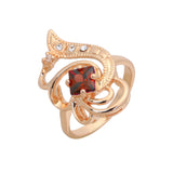 Ros¨¦goldene Halo-Ringe