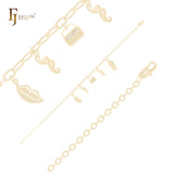 Little Charms of Decoration 14K Gold Bracelets