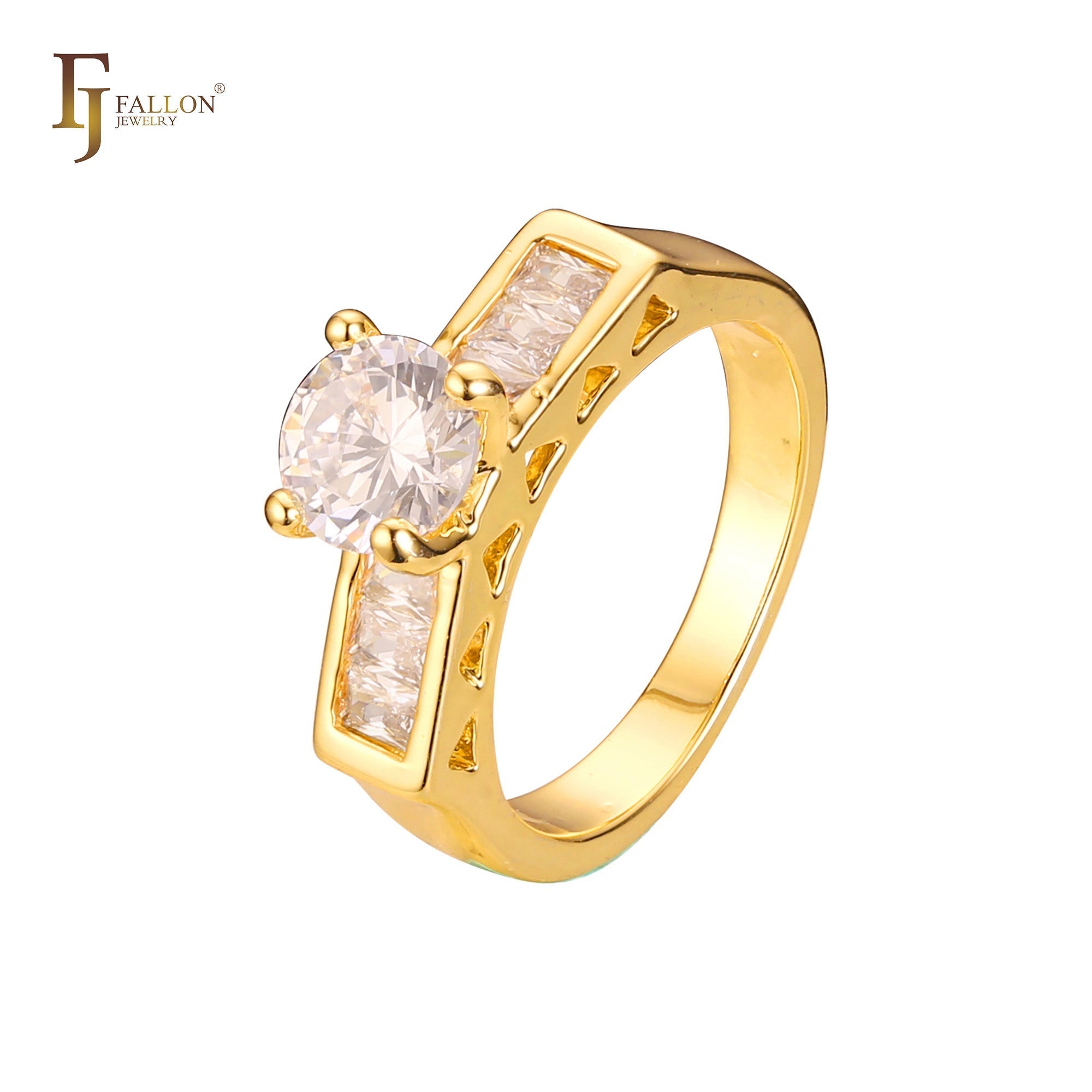 Stackable rings in 18K Gold, 14K Gold plating colors