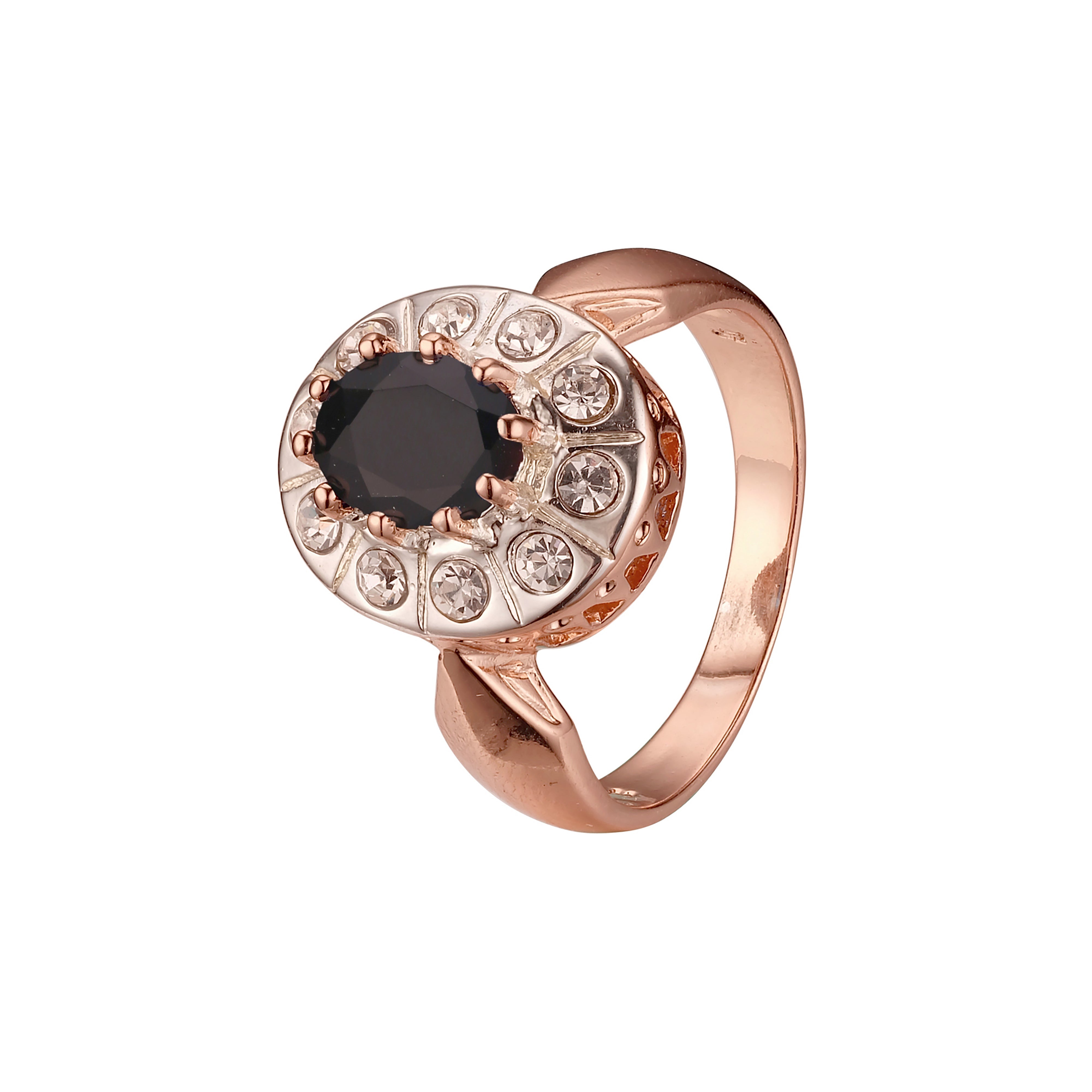 Halo-Ringe aus Roségold