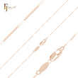 Thin Figaro style cable link Rose Gold Cable link Rose Gold Chains