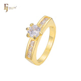 Cluster stackacble 14K Gold rings