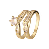 Anéis empilháveis em ouro 18K, ouro branco, cores banhadas a ouro 14K