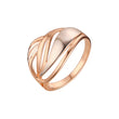 Ros¨¦goldene zweifarbige Ringe mit schlichtem Design