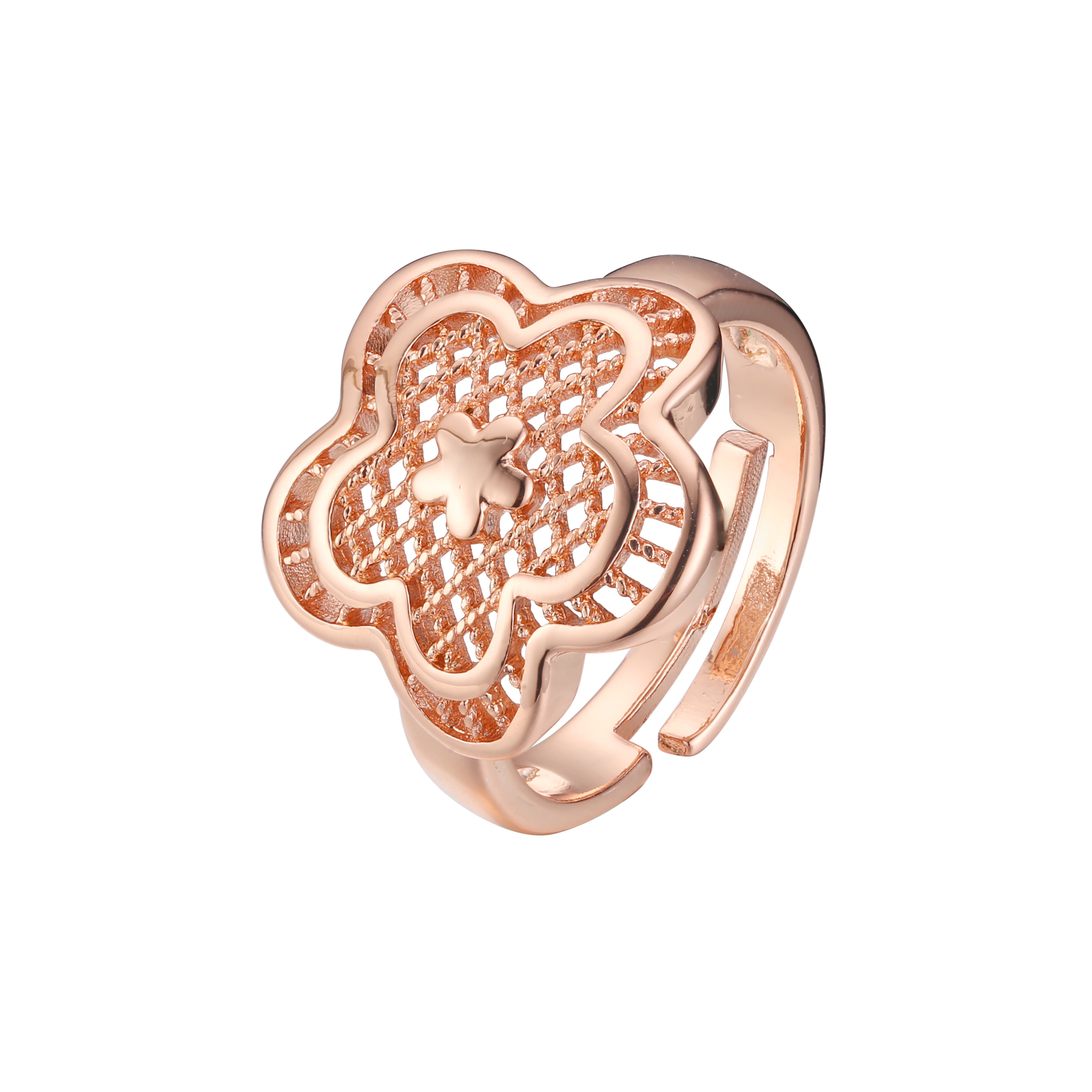 Offene Ringe aus 14-kar?tigem Gold mit Ros¨¦gold-Beschichtung