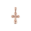 🔥 Eastern Orthodox Russian pendant in Rose Gold two tone, 14K Gold plating colors