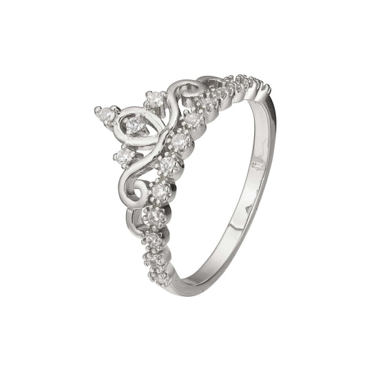 Crown rings in 18K Gold, 14K Gold, Rose Gold plating colors