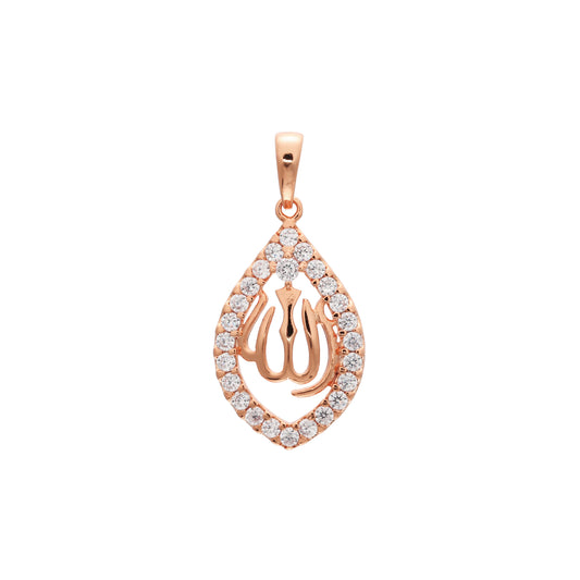 Pingente em ouro rosa, cores banhadas a ouro 14K