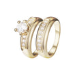 Stackable rings in 14K Gold, Rose Gold plating colors