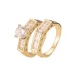 Stackable rings in 18K Gold, 14K Gold plating colors