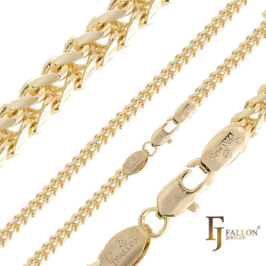 Stapelbare Ringe mit 14-Karat-Gold- oder 18-Karat-Goldplattierung